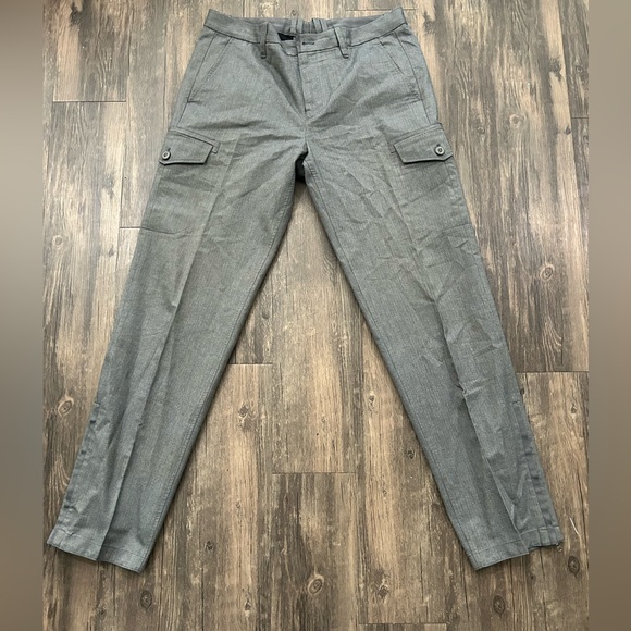 Armani Exchange Men's Charcoal Cargo Pants - Picture 1 of 8